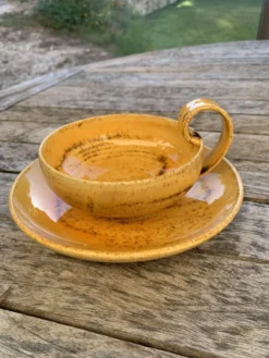 Tasse à thé en céramique danoise Kahler Hak