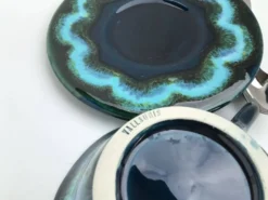 Tasse à thé Vallauris bleu profond