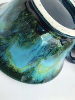 Tasse à thé Vallauris bleu profond