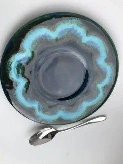 Tasse à thé Vallauris bleu profond