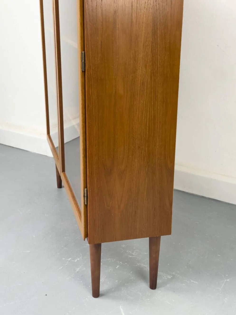 Teak Cabinet with Glass Doors from Omann Jun, 1960s