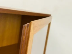 Teak Cabinet with Glass Doors from Omann Jun, 1960s