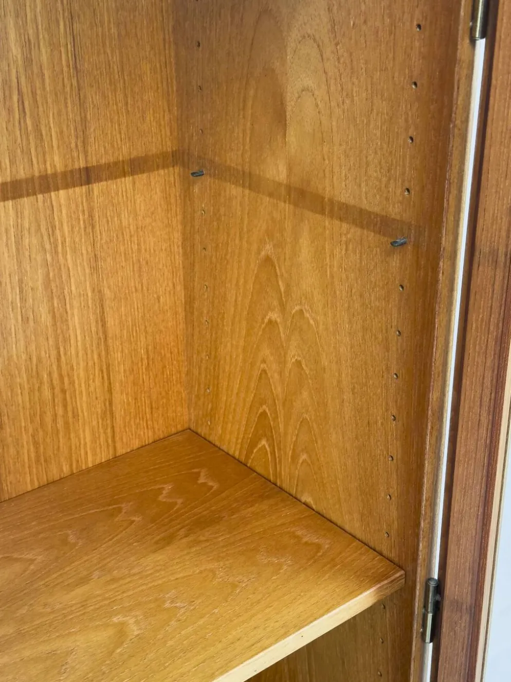 Teak Cabinet with Glass Doors from Omann Jun, 1960s