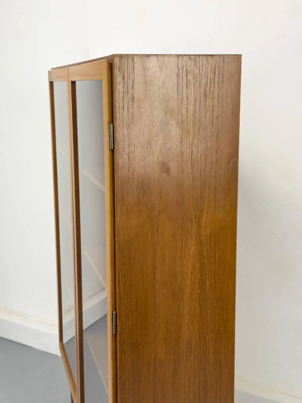 Teak Cabinet with Glass Doors from Omann Jun, 1960s