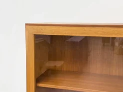 Teak Cabinet with Glass Doors from Omann Jun, 1960s