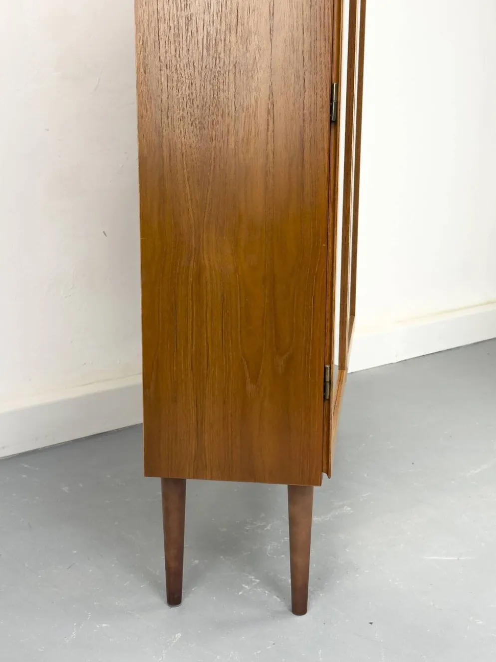 Teak Cabinet with Glass Doors from Omann Jun, 1960s