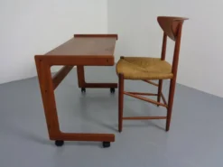 Teak Working Table, Denmark, 1960s