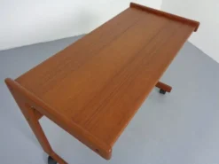 Teak Working Table, Denmark, 1960s