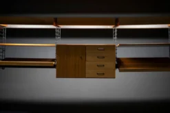 Teck Shelf System de Musterring International, années 1960, Set de 19