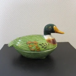 Terrine ou Boite Canard en Céramique Michel Caugant