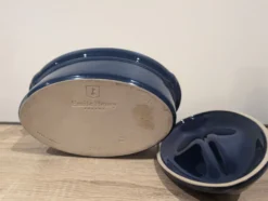 Terrine Ovale Neuf Ceramique Emile Henry Bleu Nuit 27cm