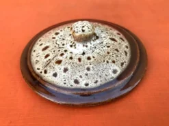 Terrine ronde céramique effet 