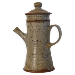 Theiere ou cafetiere en grés de Gustave tiffoche