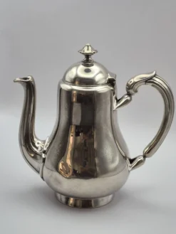 Theière/verseuse ancienne, métal argenté, maison Christofle – A499