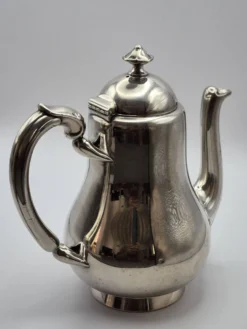 Theière/verseuse ancienne, métal argenté, maison Christofle – A499