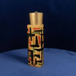 Thermos en parchemin Aldo Tura Mod. 796D avec décoration abstraite, 1940