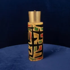 Thermos en parchemin Aldo Tura Mod. 796D avec décoration abstraite, 1940