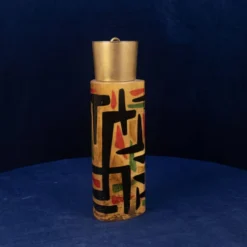 Thermos en parchemin Aldo Tura Mod. 796D avec décoration abstraite, 1940