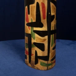 Thermos en parchemin Aldo Tura Mod. 796D avec décoration abstraite, 1940