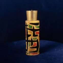 Thermos en parchemin Aldo Tura Mod. 796D avec décoration abstraite, 1940