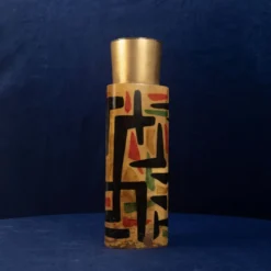 Thermos en parchemin Aldo Tura Mod. 796D avec décoration abstraite, 1940