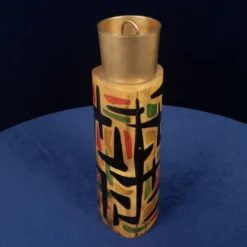 Thermos en parchemin Aldo Tura Mod. 796D avec décoration abstraite, 1940