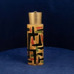 Thermos en parchemin Aldo Tura Mod. 796D avec décoration abstraite, 1940