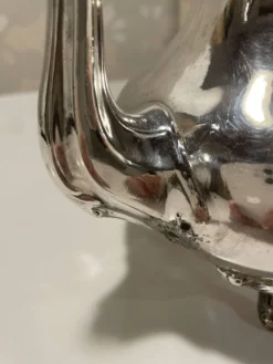 Théière ancienne metal argente 19eme - Orfèvrerie Christofle