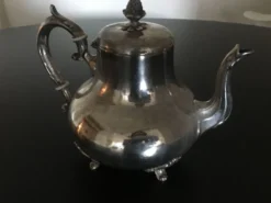 Théière ancienne metal argente 19eme - Orfèvrerie Christofle