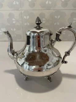 Théière ancienne metal argente 19eme - Orfèvrerie Christofle