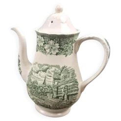 Théière anglaise vintage Royal Tudor Ware Coaching Taverns