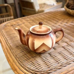 Théière art déco en céramique allemande, bunzlau