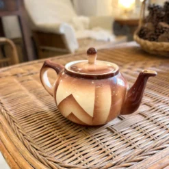 Théière art déco en céramique allemande, bunzlau