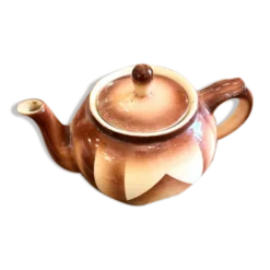 Théière art déco en céramique allemande, bunzlau