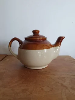 Théière bicolore