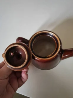 Théière bistrot vintage