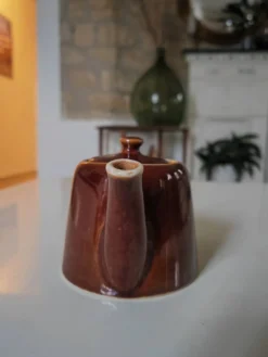 Théière bistrot vintage