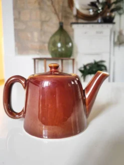 Théière bistrot vintage