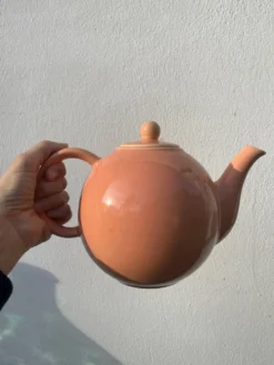 Théière céramique saumon Maison Pagnossin Italie