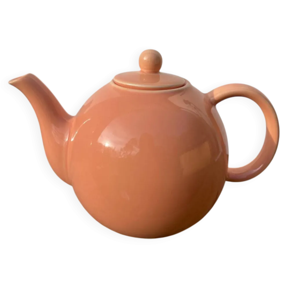 Théière céramique saumon Maison Pagnossin Italie