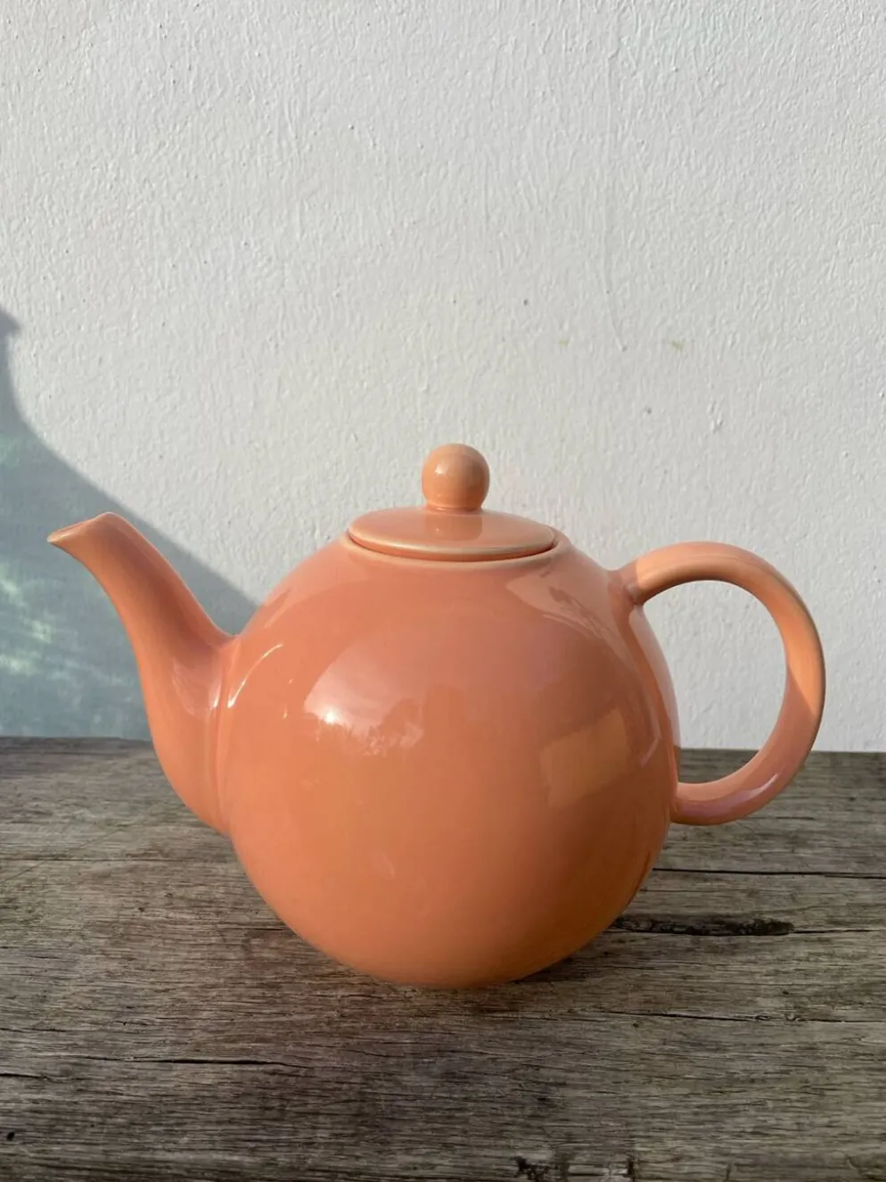 Théière céramique saumon Maison Pagnossin Italie
