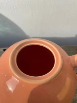 Théière céramique saumon Maison Pagnossin Italie