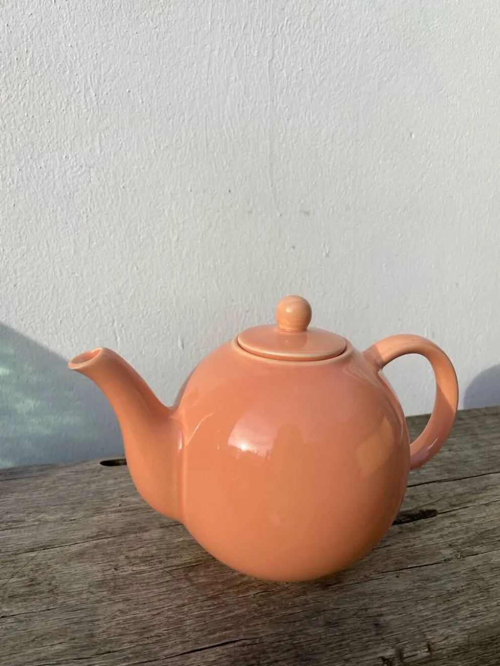Théière céramique saumon Maison Pagnossin Italie