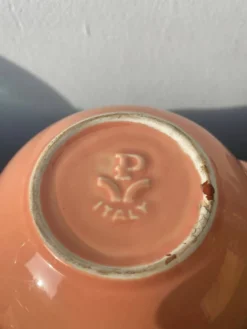 Théière céramique saumon Maison Pagnossin Italie