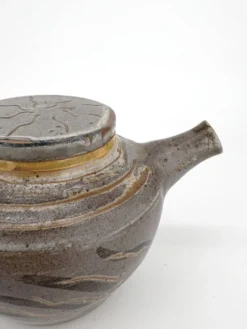Théière danoise en grès émaillé – influences japonaises, années 60-70