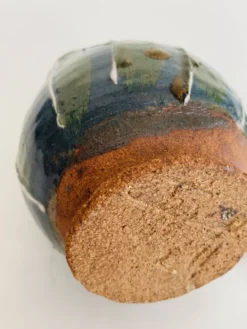 Théière en céramique artisanale, années 1980