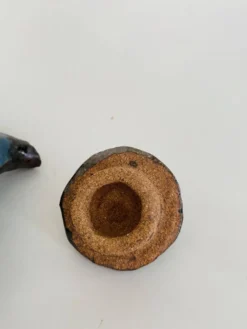 Théière en céramique artisanale, années 1980