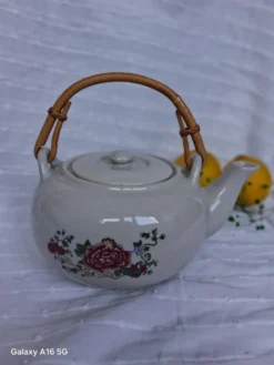 Théière en céramique chinoise vintage Chi Kiang Stoneware.