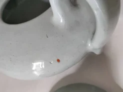 Théière en céramique émaillée céladon moucheté