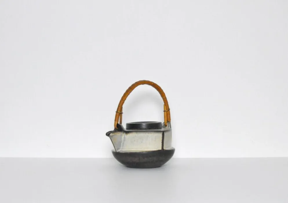 Théière en céramique émaillée Michael Andersen & Søn, Danemark années 1960